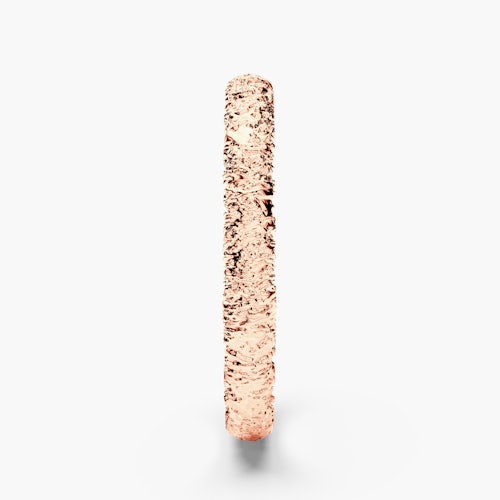 Obrączka partnerska Sign of Love®: różowe złoto, płaska, 2,6mm